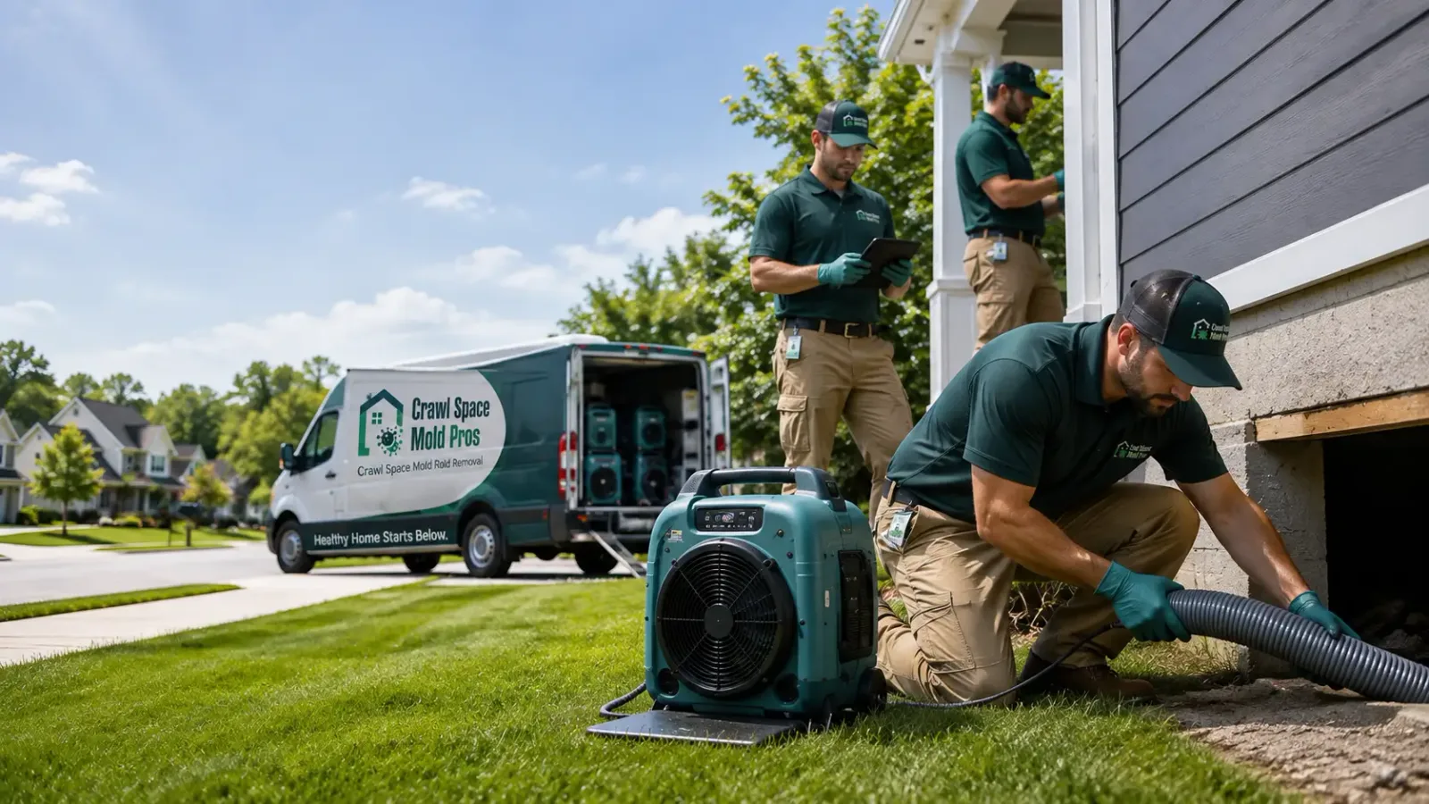 Crawl Space Mold Removal in Gowrie, IA